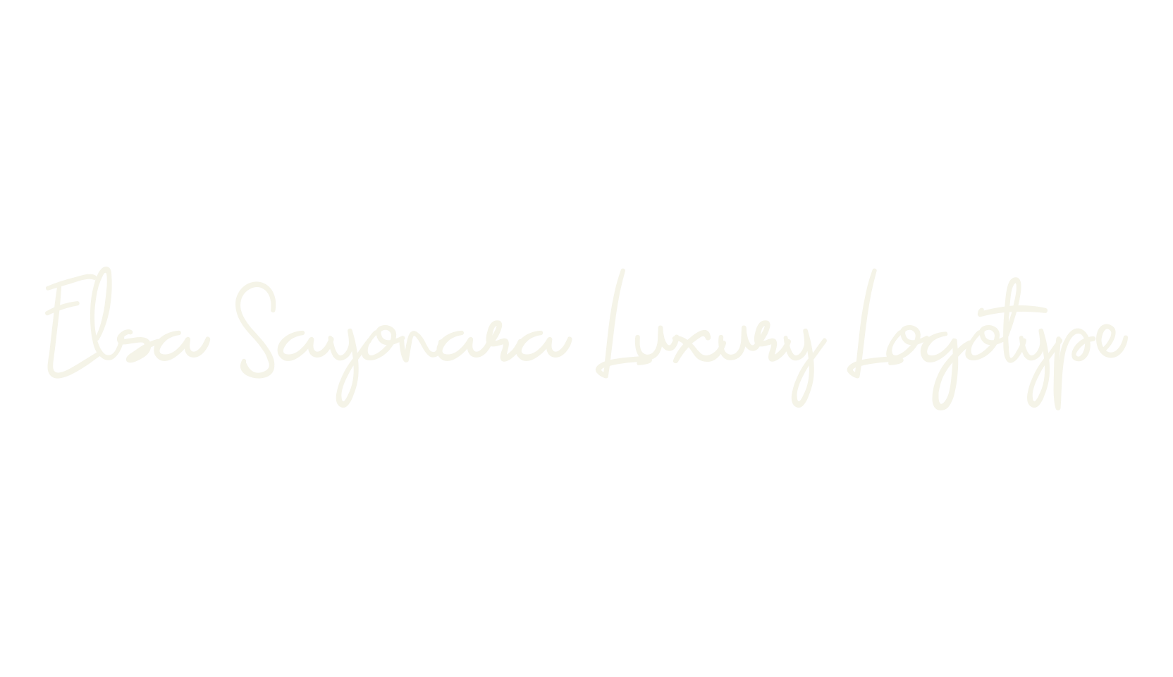 Elsa Sayonara Luxury Logotype