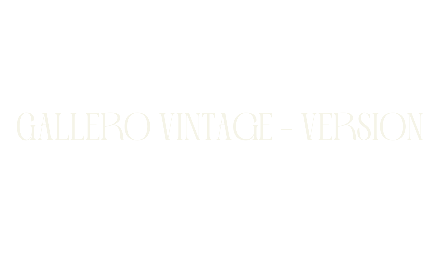 Gallero Vintage - Version