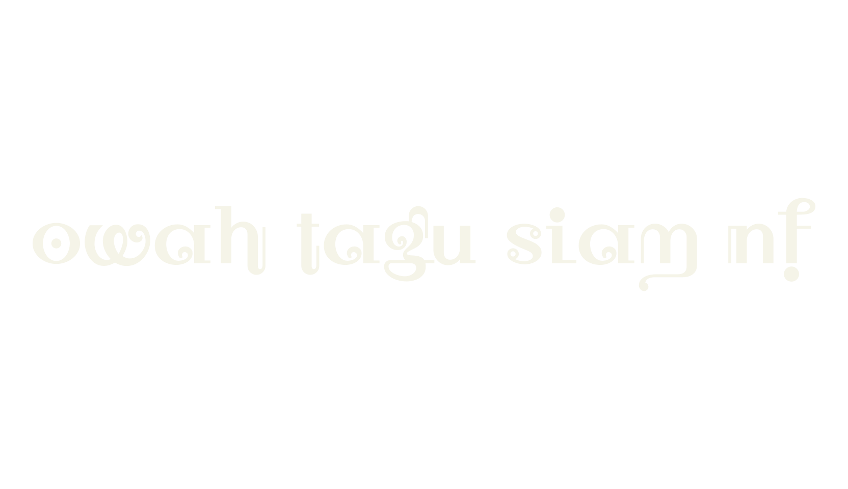 Owah Tagu Siam NF