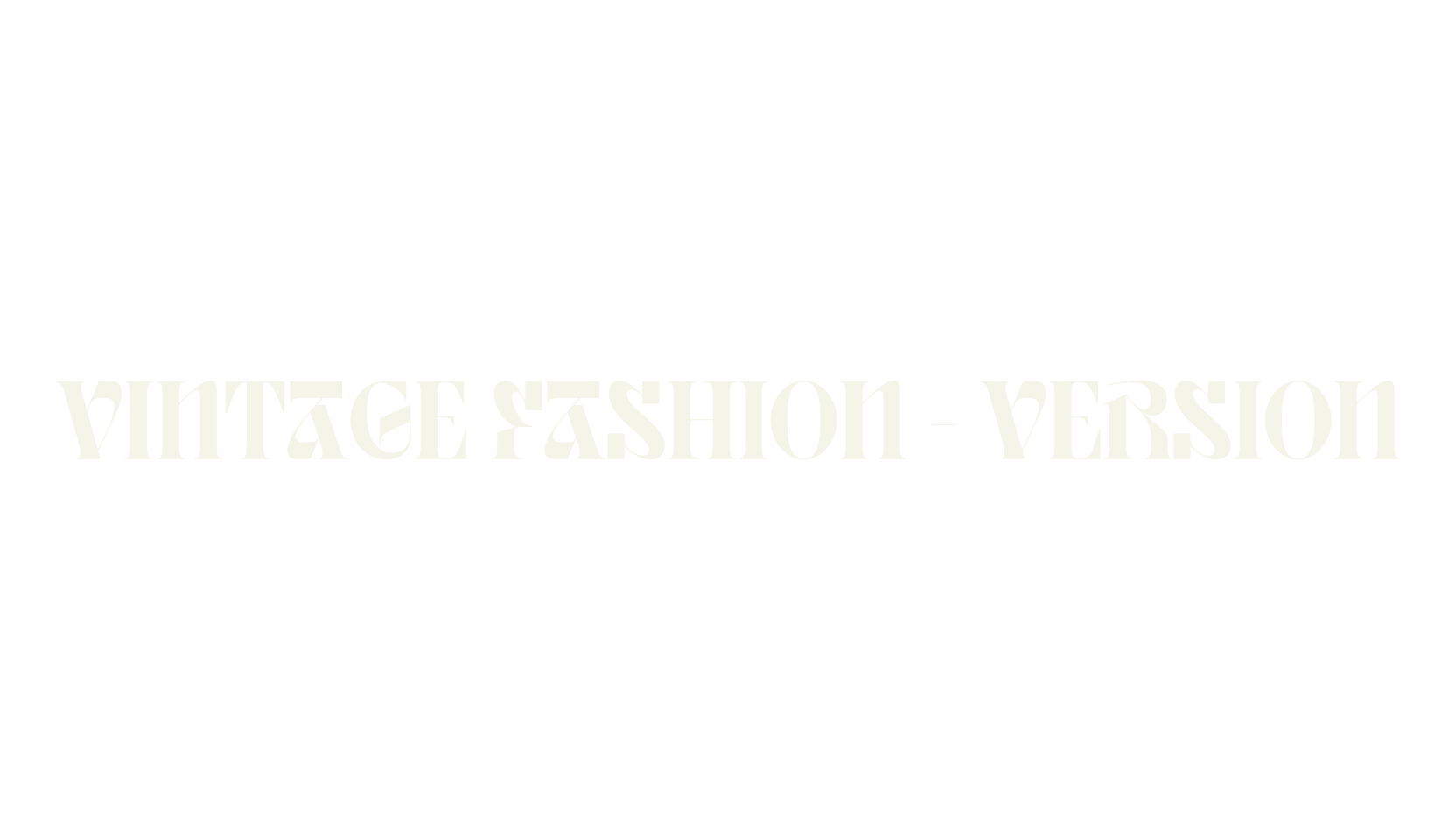 Vintage Fashion - Version